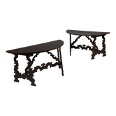 Italian demi-lune tables (2)