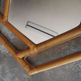Miroir rotin