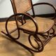 Bent wood children's rocking chair