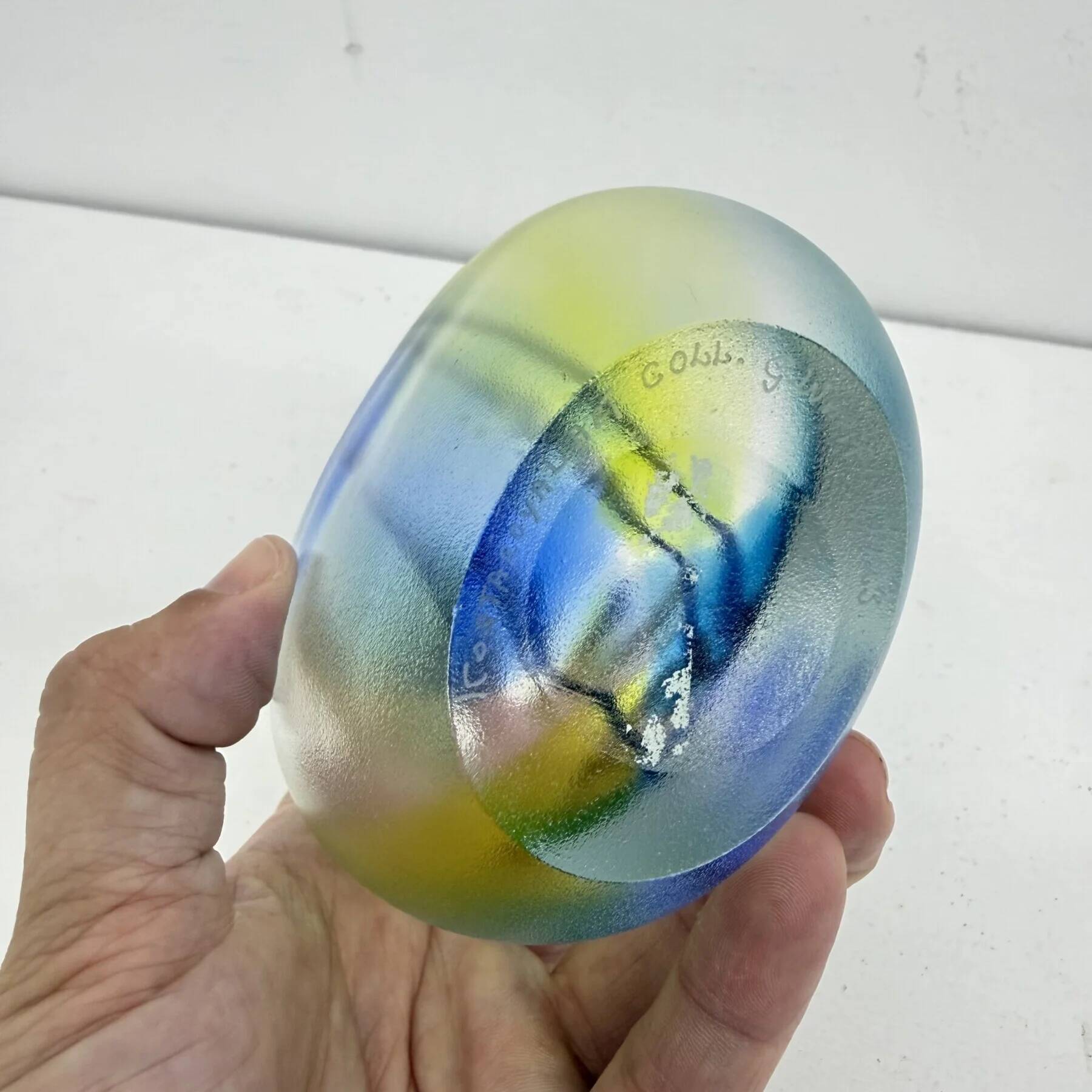 Kosta Boda glass vase Royal Art Collection by Göran Wärff for Kosta Boda Sweden