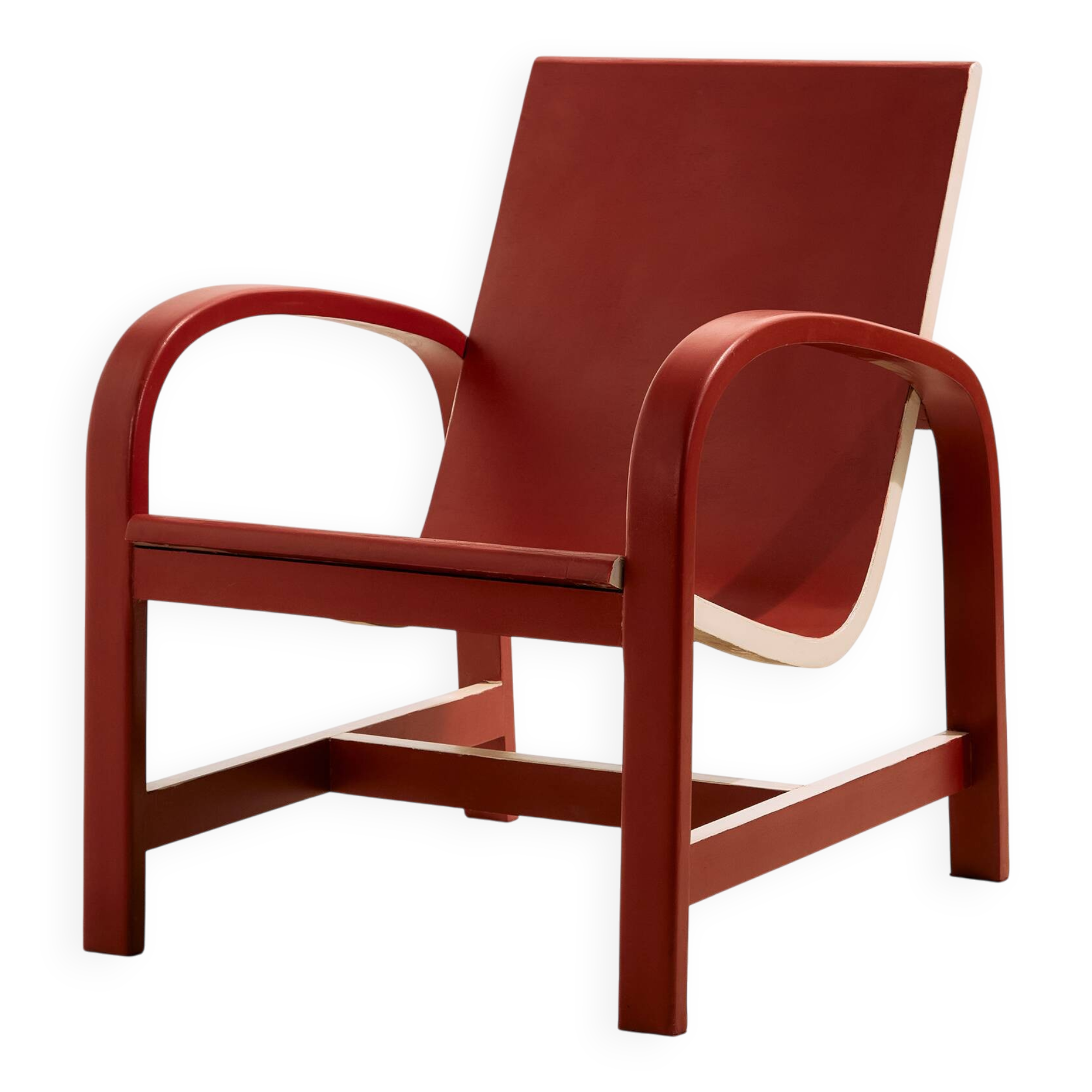 Beech armchair