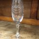 6 coupes à champagne en cristal Artisanat de Lorraine