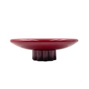 Paul Millet, Modern red vide poche / centerpiece, Sevres France 1930s