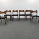 Set of 6 model 71 teak dining chairs by Niels O Møller for JL Møllers 1950s