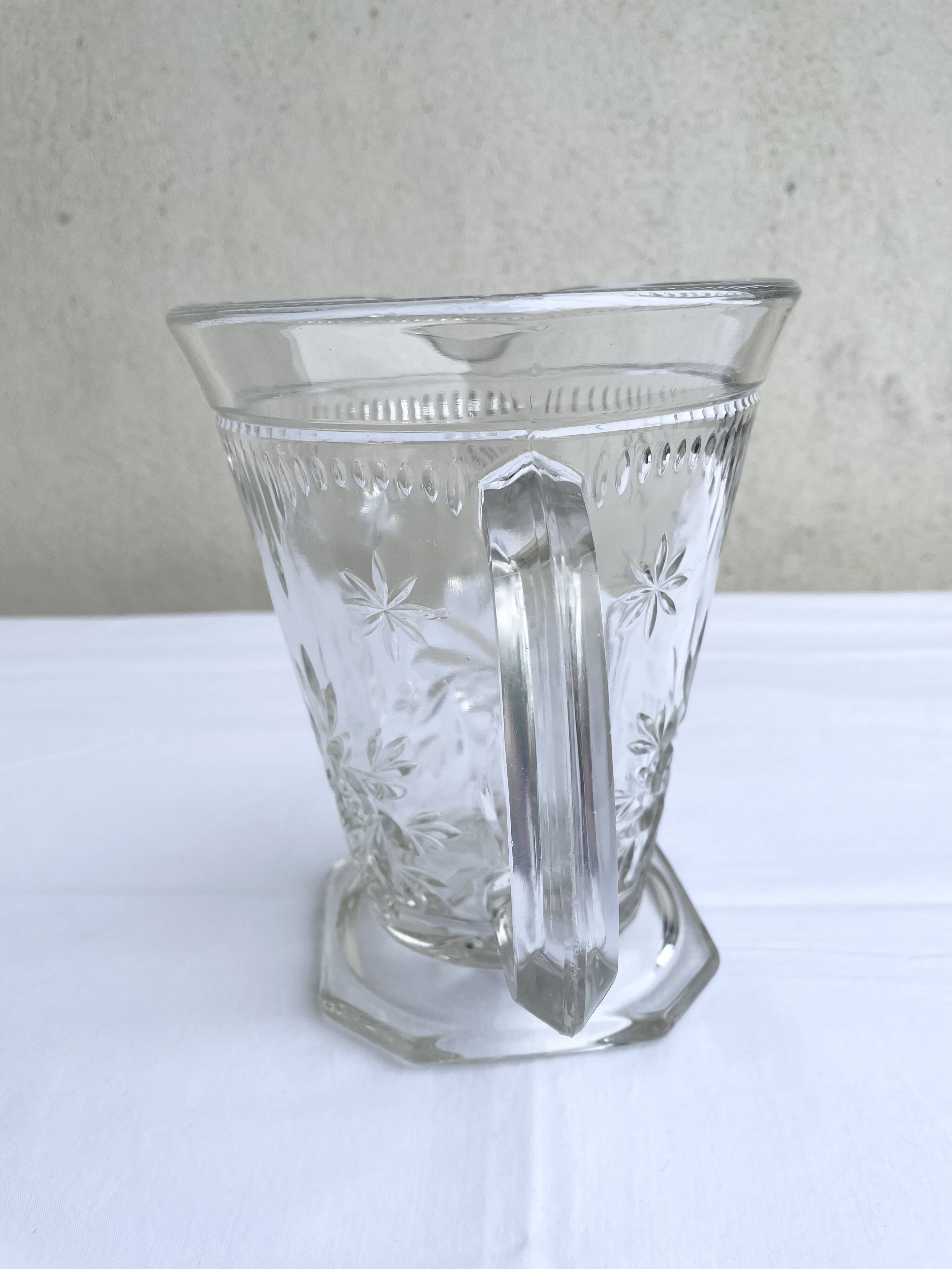 Cut glass jug Art Deco – 1950s