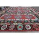 1970s Vintage Turkish Hand-Knotted Wool Cotton Red Area Rug 207x311