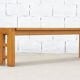 Vintage solid elm bench for Maison Regain
