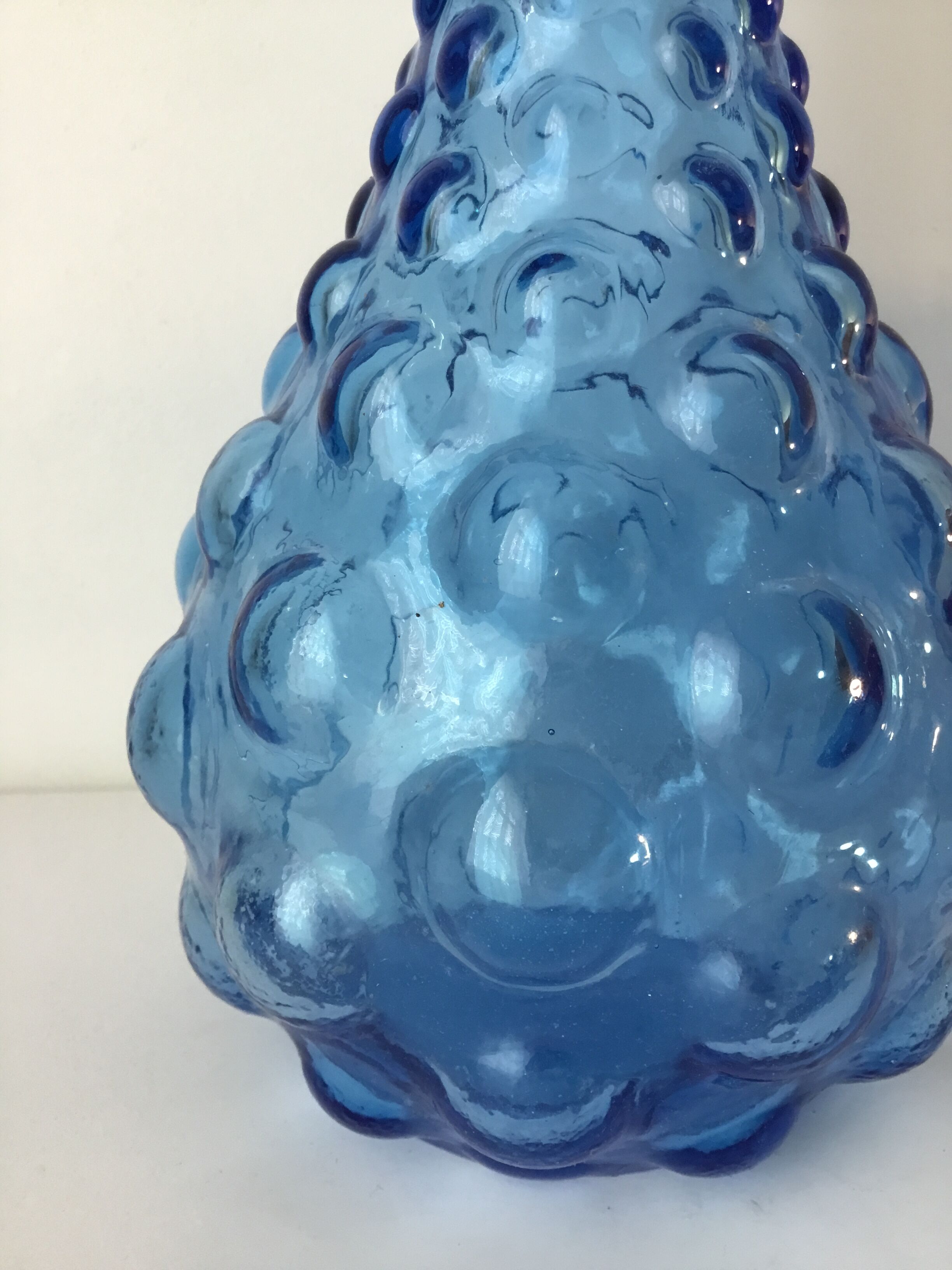 Bouteille bleue Italienne