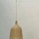 Suspension lustre en osier Ikea vintage, style bohème chic
