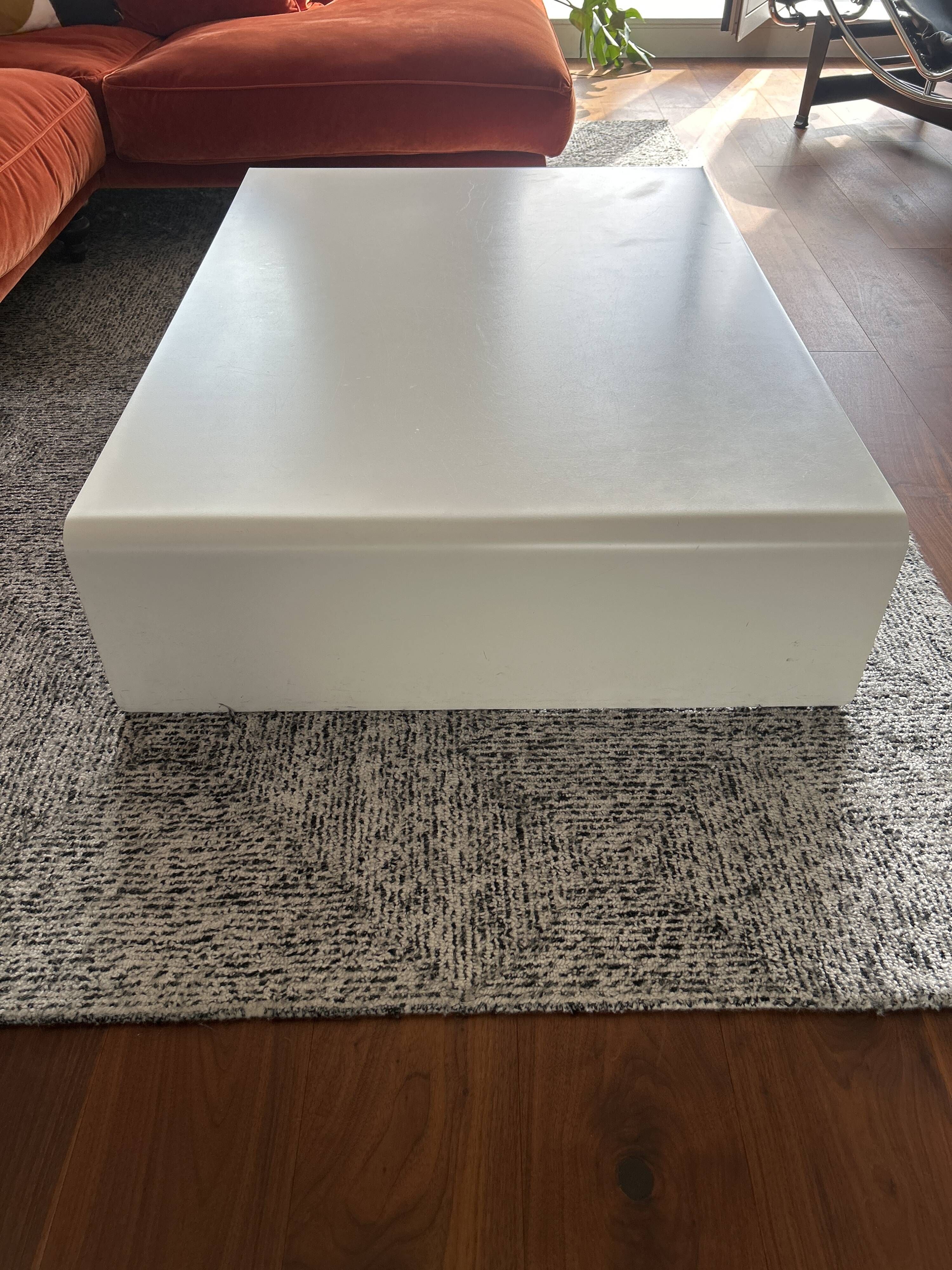 White MDF coffee table Italy