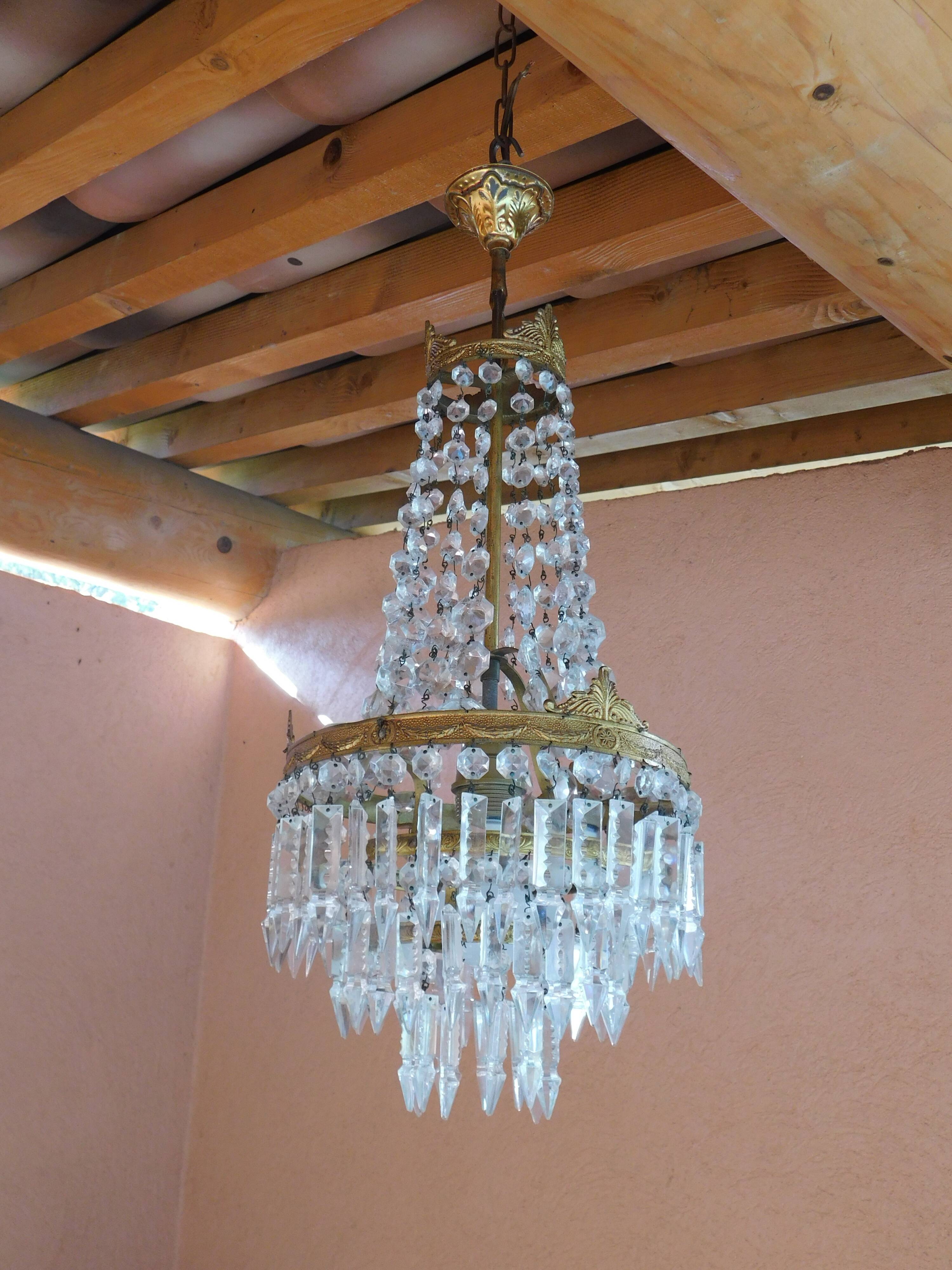 Hot air balloon chandelier with tassels ø 25 cm