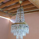 Hot air balloon chandelier with tassels ø 25 cm