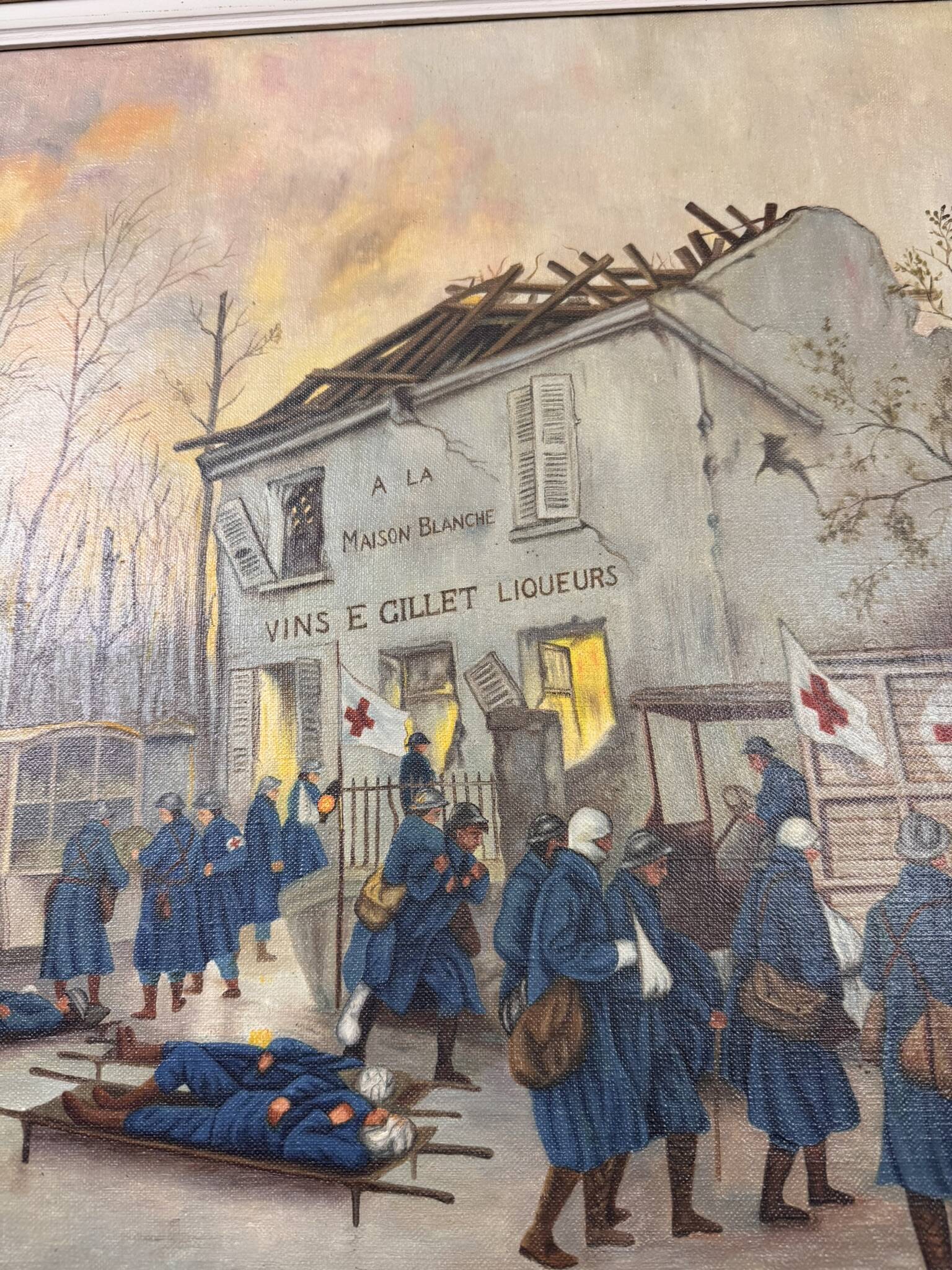 The Automobile During the War: According to Georges Bertin Scott / Removal of the wounded from a post