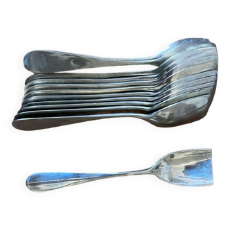 Alpaca silver dessert spoons