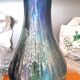 Iridescent vase Alphonse Cythère 1861-1941 26 cm signed Art Deco period 1920
