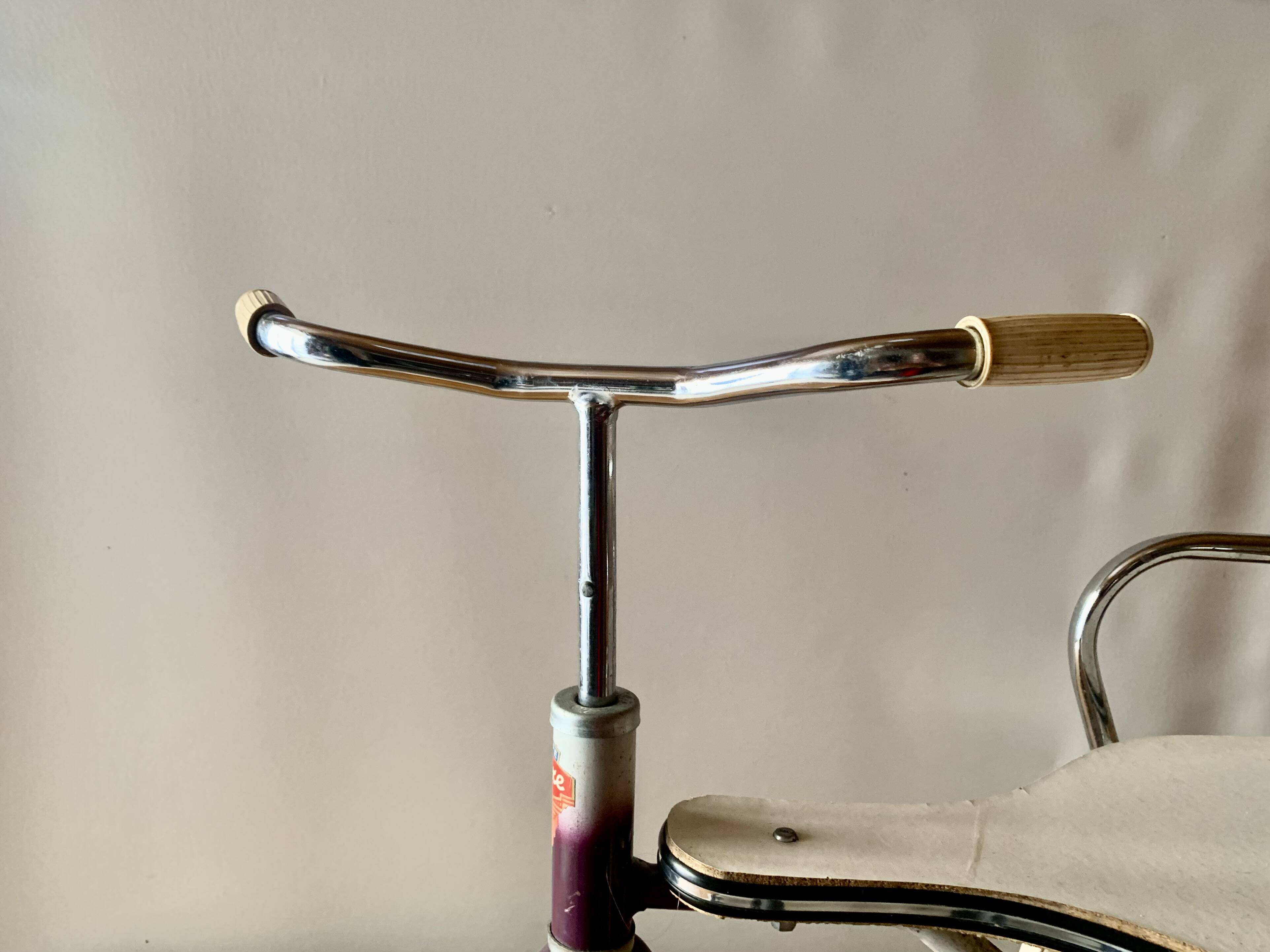 Vintage children's tricycle - painted and chromed metal - Buffalo Type Luxe