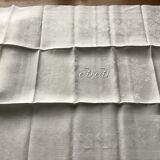 Tablecloth and 12 linen towels marked AA