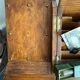 Small wooden mail storage unit