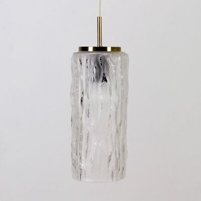 Frosted Glass Pendant from Phillips Holland 1965