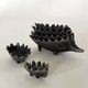Family of 6 metal hedgehogs by Walter Bosse, 1950 design