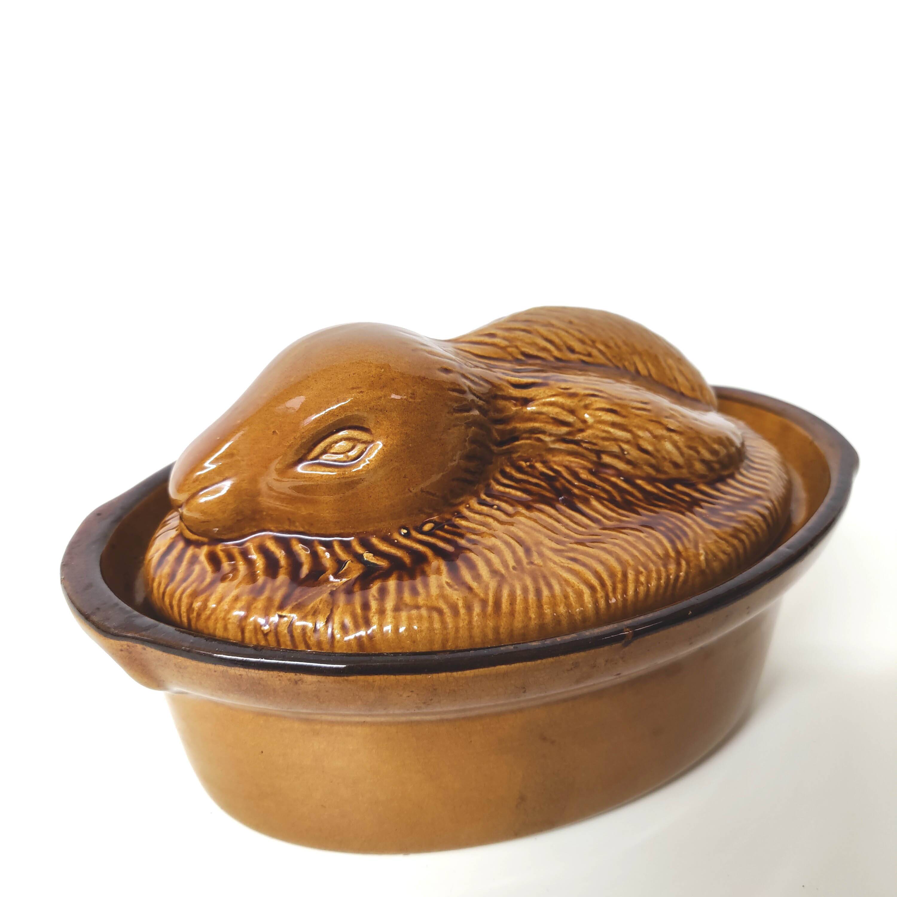 Rabbit ceramic terrine