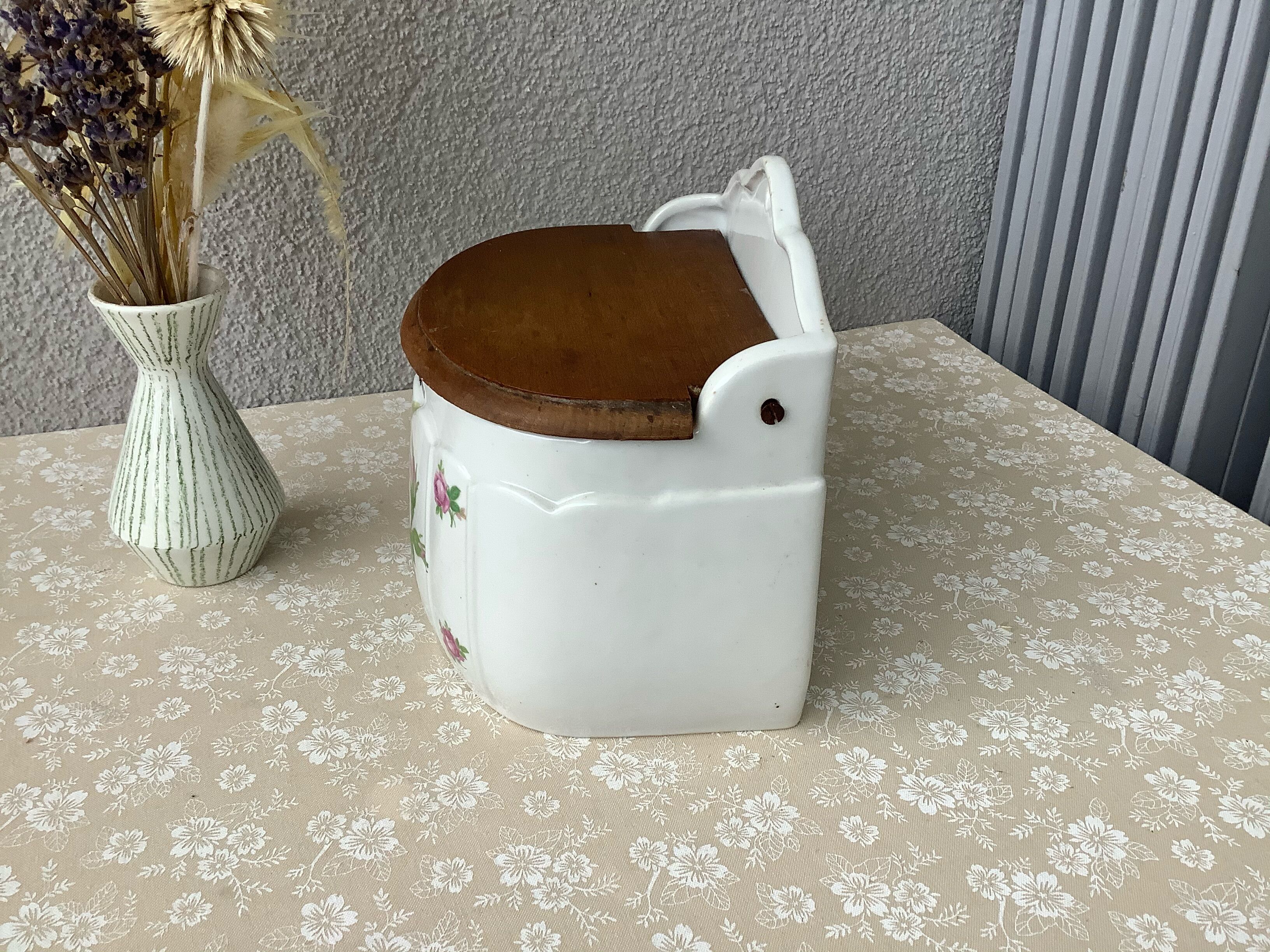Vintage wall salt box