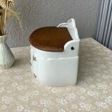 Vintage wall salt box