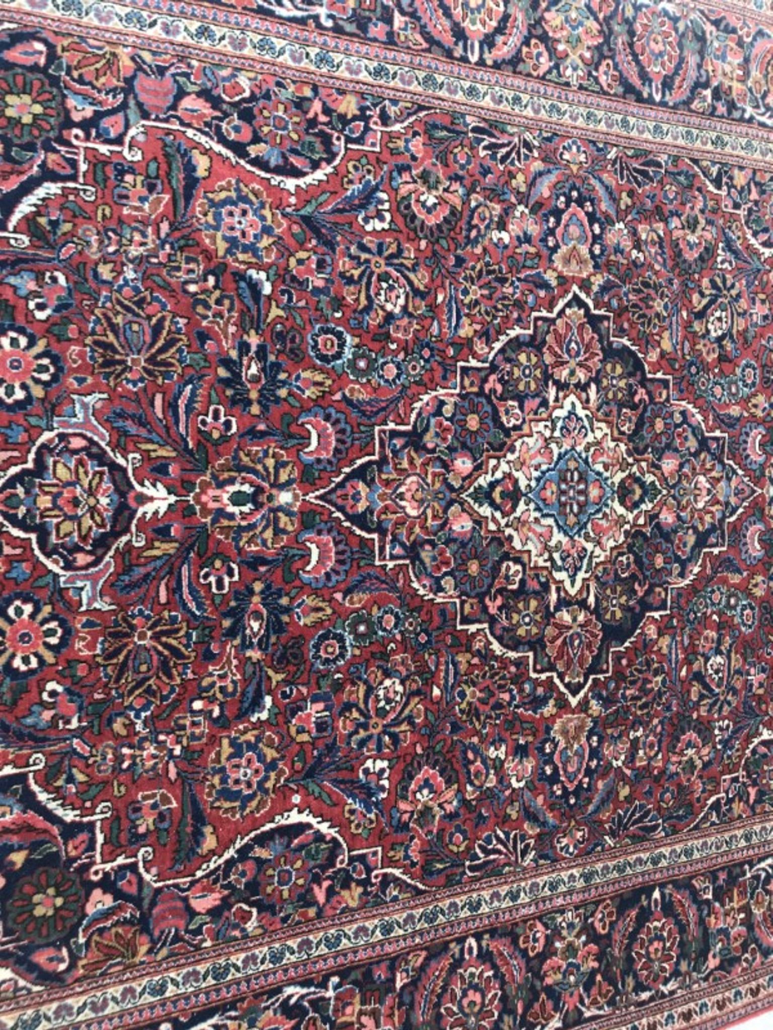 Tapis ancien Kashan Iran 135X198 CM