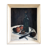 Tableau ancien "Le cidre"