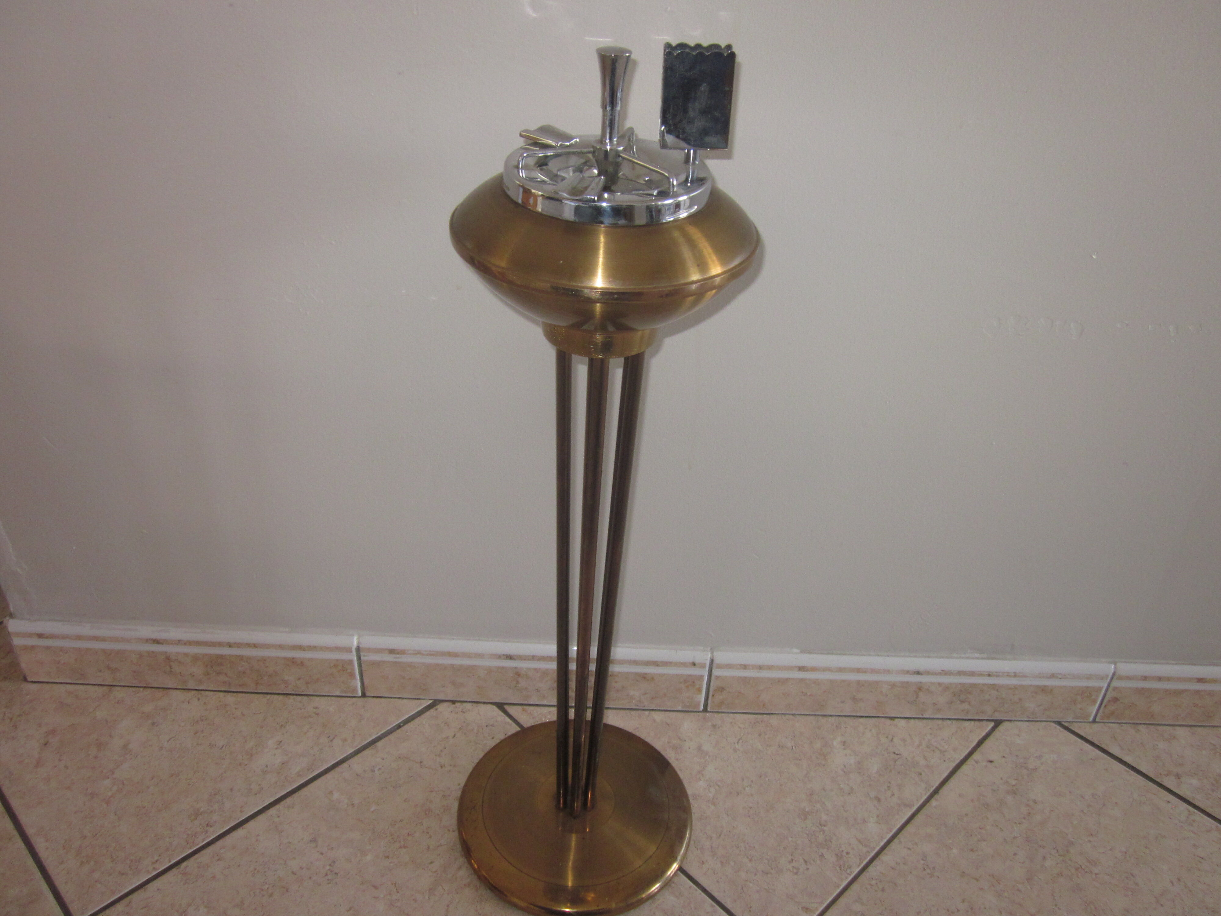 50year standing ashtray