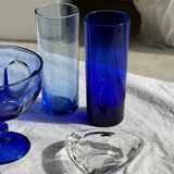 6 colored orangeade glasses