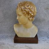 Antique wax bust