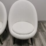 Paire de fauteuils du milieu du siècle restaurés