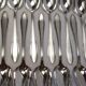 Silver plated metal spoons net service cutlery goldsmith Reneka soup