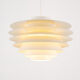 White verona lamp by svend middelboe for nordisk solar