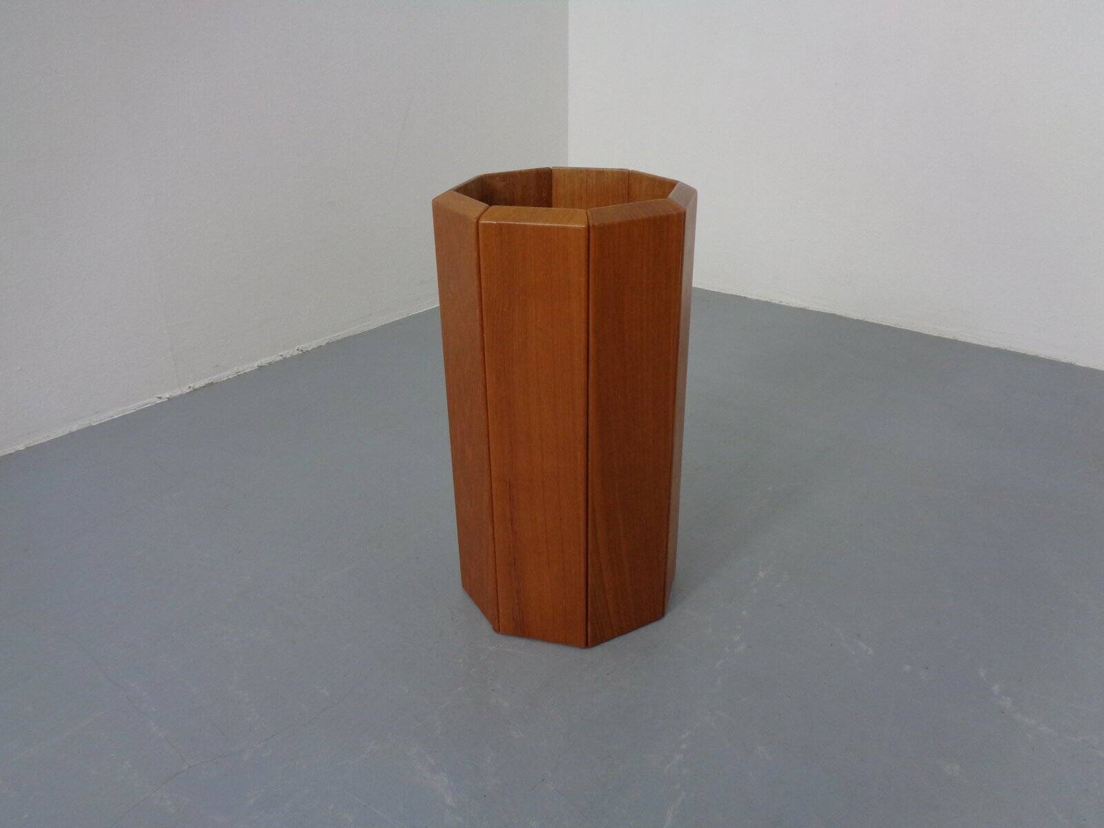 Danish Umbrella Stand in Teak by Kai Kristiansen for Vildbjerg Mobelfabrik, 1960s