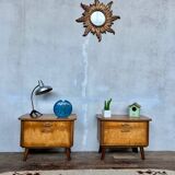 Pair of vintage bedside tables / nightstands