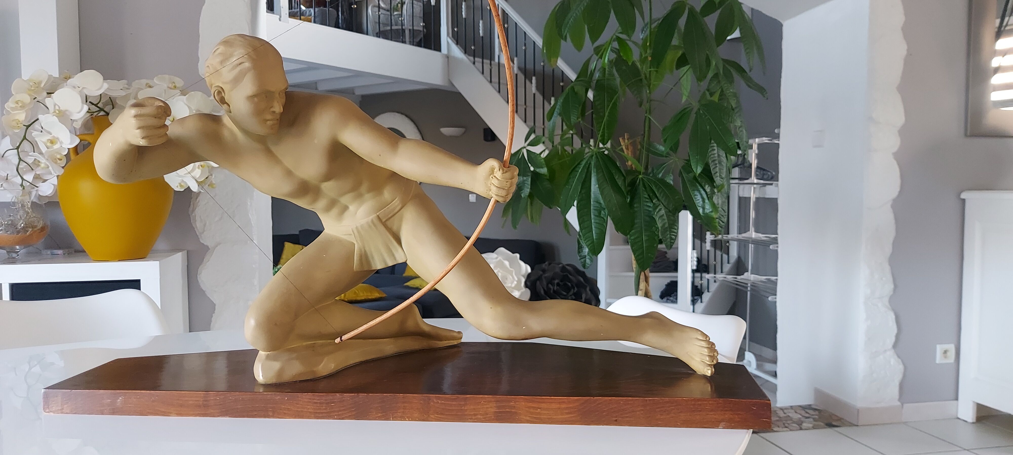 Art Deco statue sculpture from the 1950s