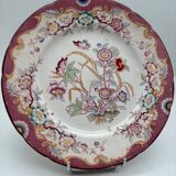4 Sarreguemines plates, Minton model, 19th century