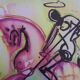 Salvador Dali: Horses, Saint George, signed lithograph