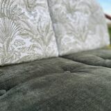 2-seater rattan bench