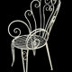 Fauteuils en fer forgée des années 60 France