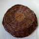 Wicker fruit basket with handles