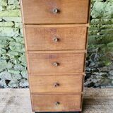 Chest of drawers with 5 flaps