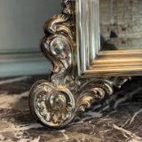 Silver Table Mirror on a Wooden Core, Venice, Circa 1750