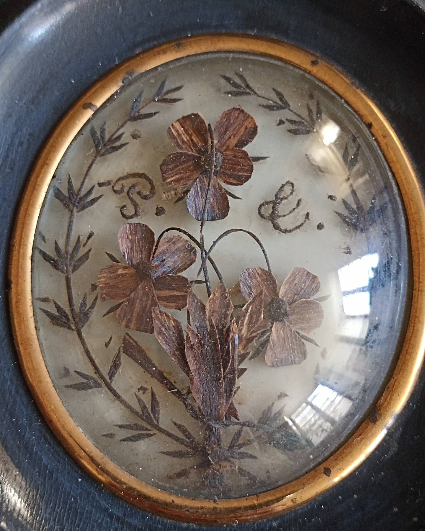 Oval frame Napoleon III