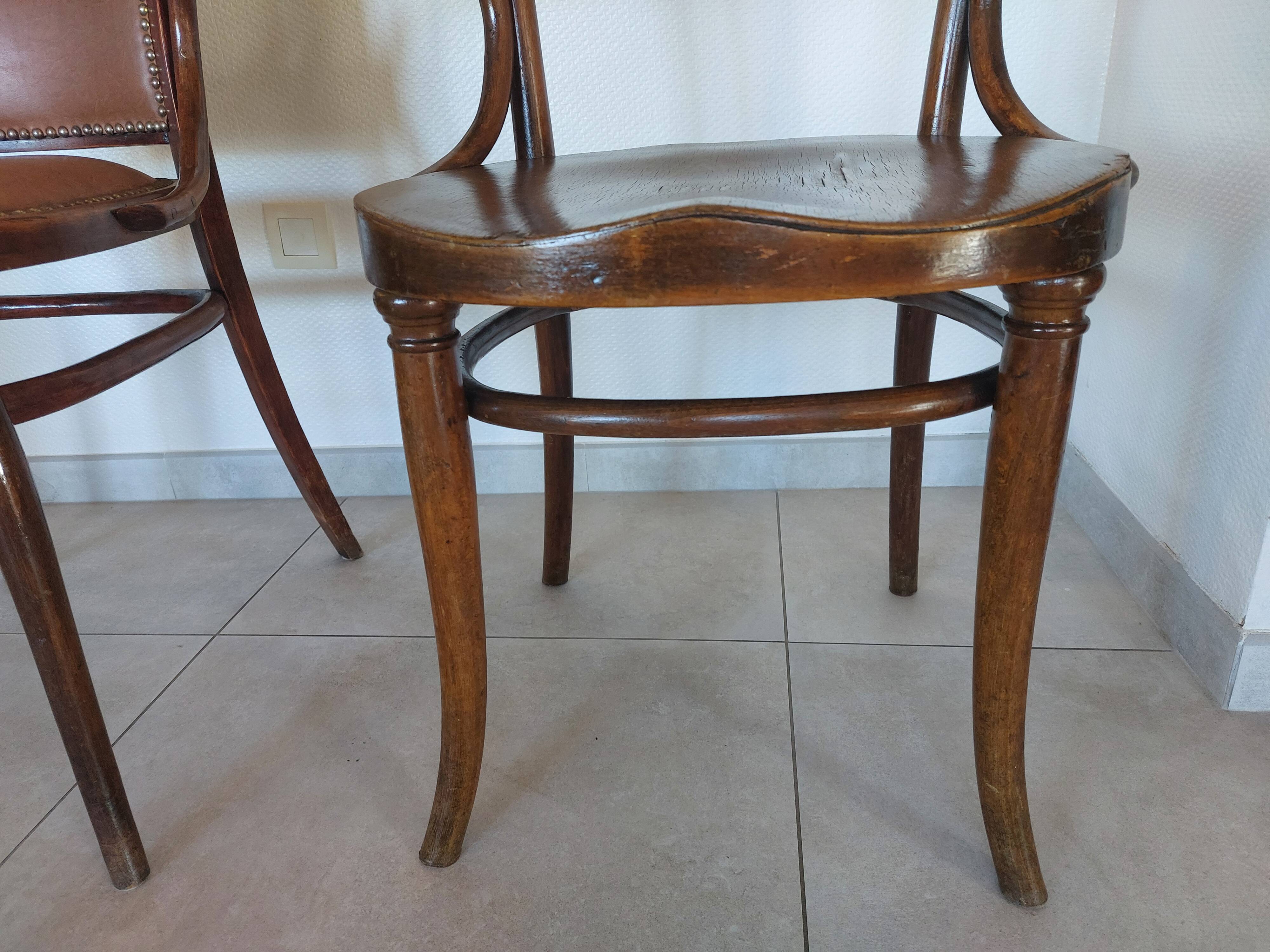 2 vintage Thonet armchairs