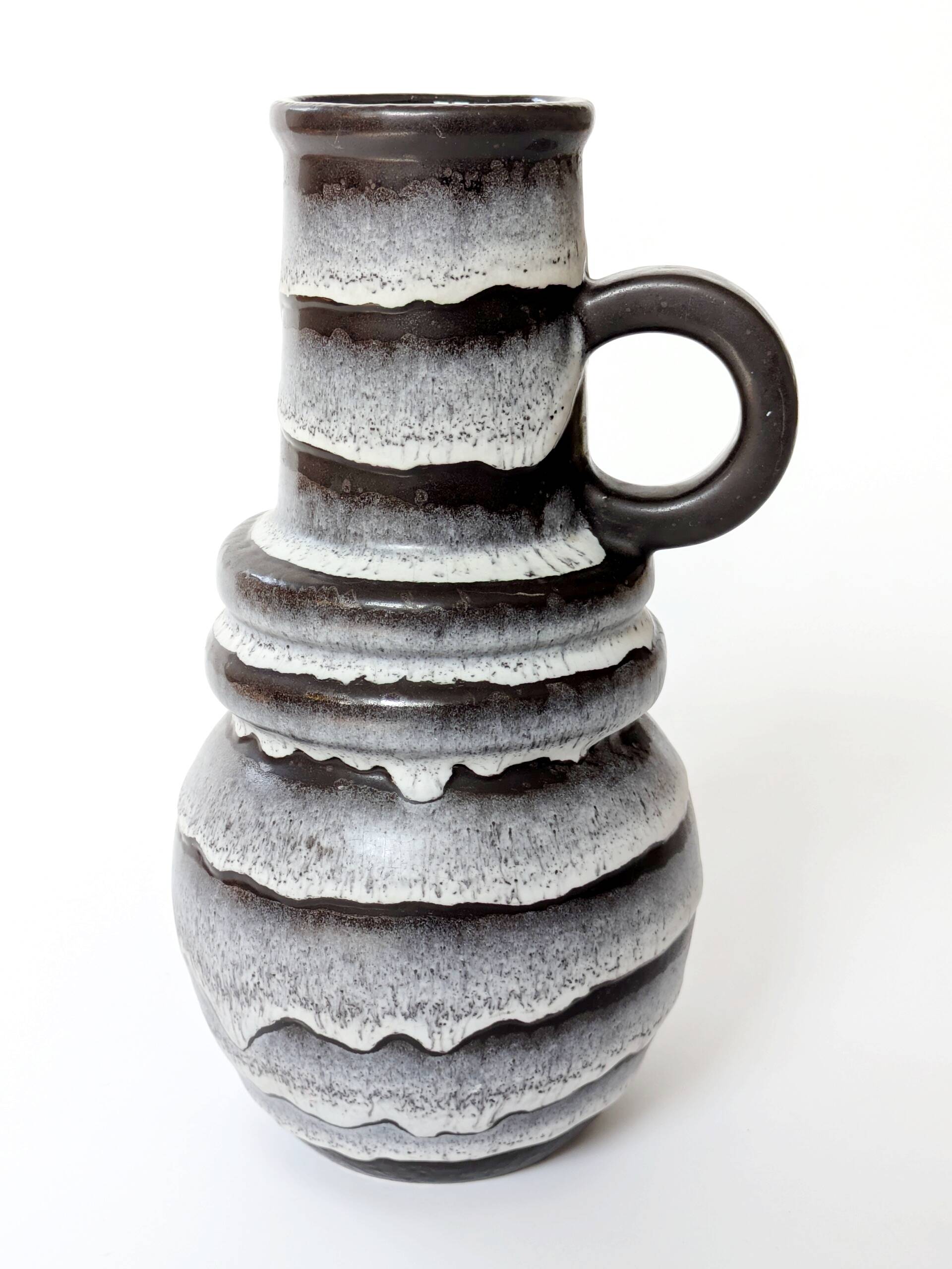 Scheurich pitcher vase, Vienna model, vintage ceramic from the 60s