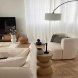 Kalia Square Coffee Table – Natural Travertine