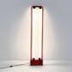 Lampadaire rouge par Gian N. Gigante pour Zerbetto, 1980